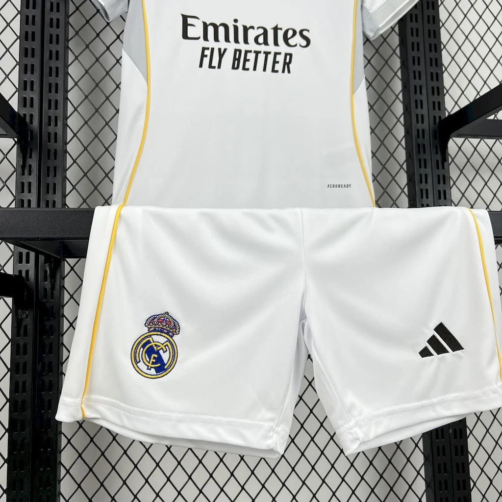 Real Madrid Mbappe Home Kids (4)